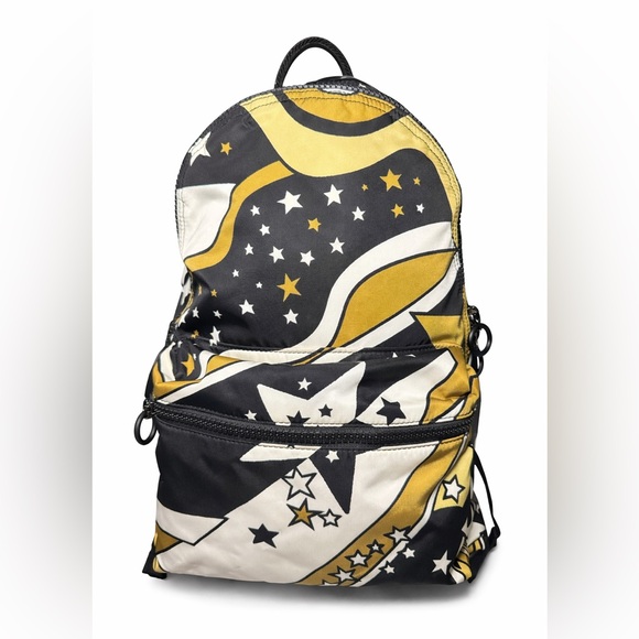 Dolce & Gabbana Handbags - Dolce & Gabbana Black and Gold Star Backpack